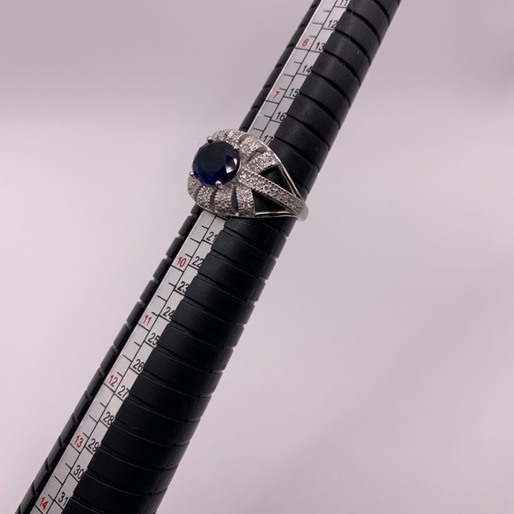 Sterling Silver and CZ ring size 8.5 /052224-RG0010F - Picture 4 of 6